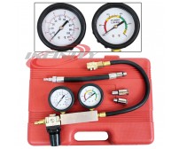 TU-21 COMPRESSION CYLINDER LEAKAGE LEAK DETECTOR AUTO ENGINE TESTER DUAL GAUGES